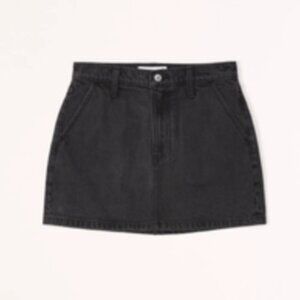 Abercrombie High Rise Denim Skirt